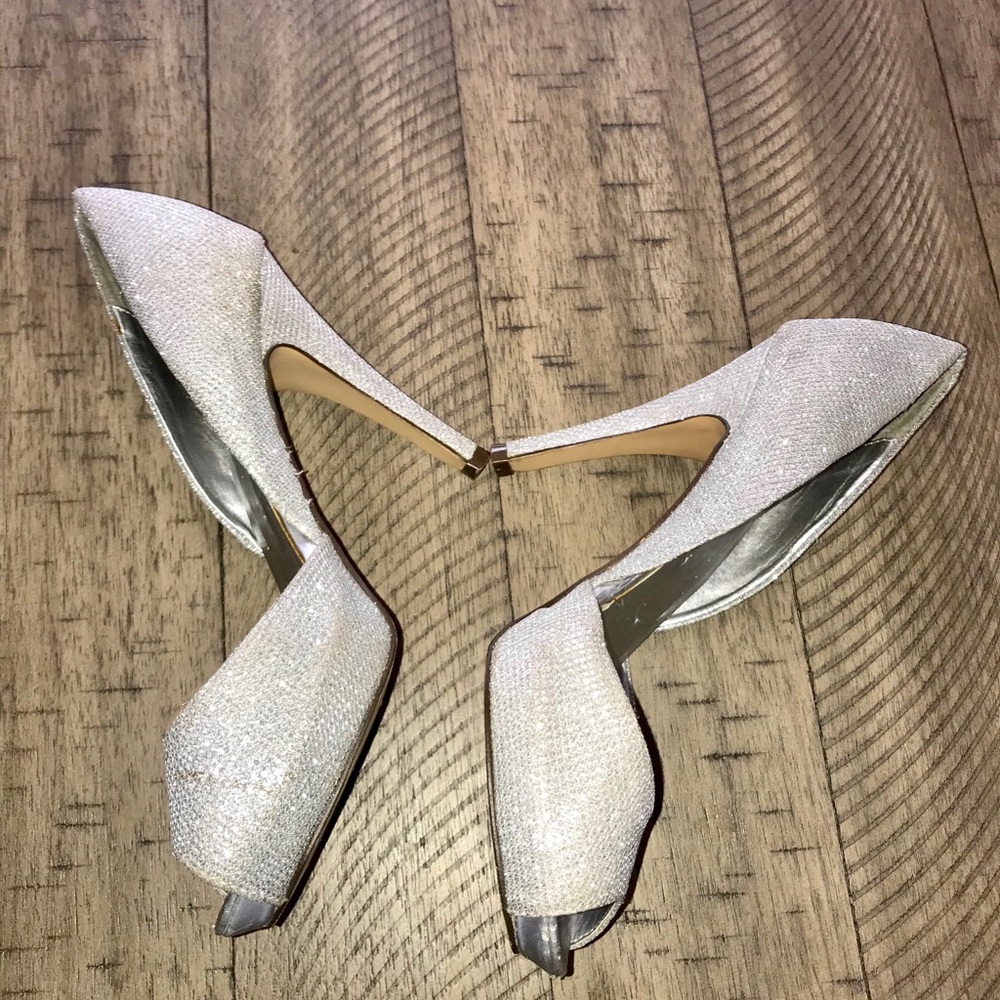 Call it Spring silver heels
